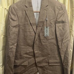 NWT Todd Snyder Brown Sutton Fit Linen Jacket 44L
